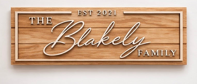 Family Name SIgn