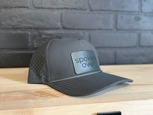 Spoken Over — Leather Patch Hat